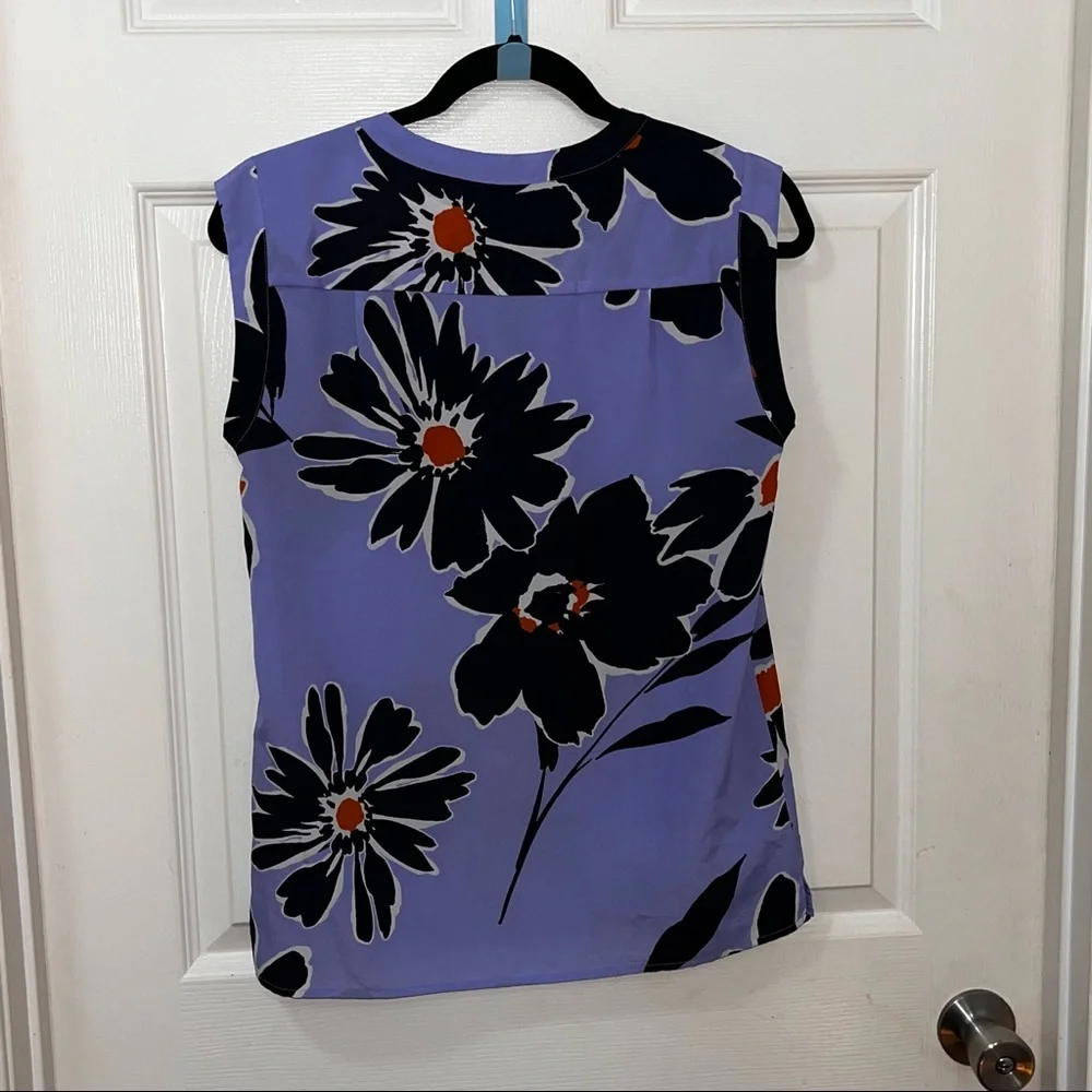 J.Crew Floral sleeveless Blouse Size 0